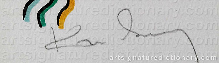 Signature by Wassily KANDINSKY