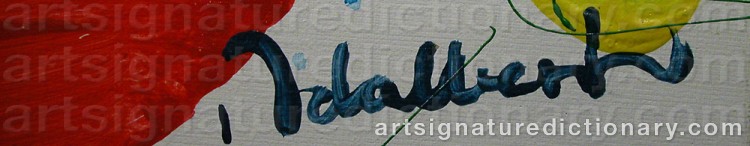 Signature by Per ADALBERT
