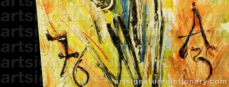 Signature by Anatolii Timofeevich ‘Az’ ZVEREV