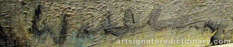 Signature by Bertil WAHLBERG