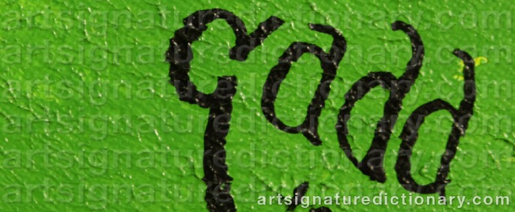 Signature by Jacob GADD