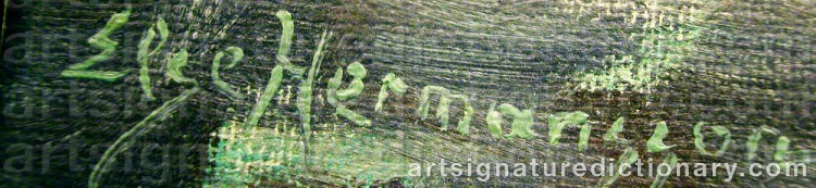 Signature by Else HERMANSSON