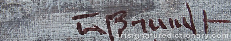 Signature by Carl BRANDT