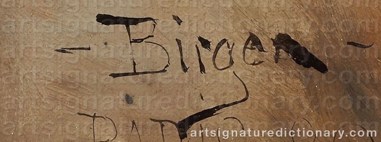 Signature by Hugo BIRGER