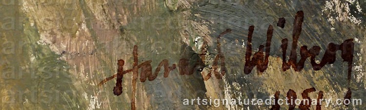 Signature by Harald WIBERG