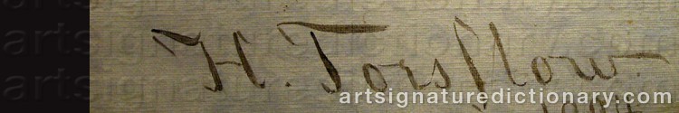 Signature by Harald TORSSLOW