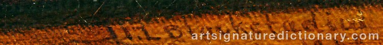 Signature by Johan Zacharias BLACKSTADIUS