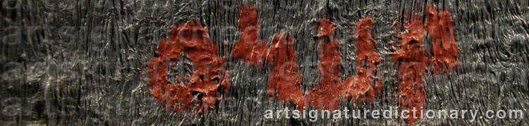 Signature by Bengt ORUP