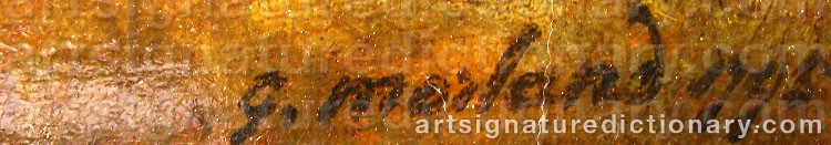 Authentic signature by George MORLAND on artwork