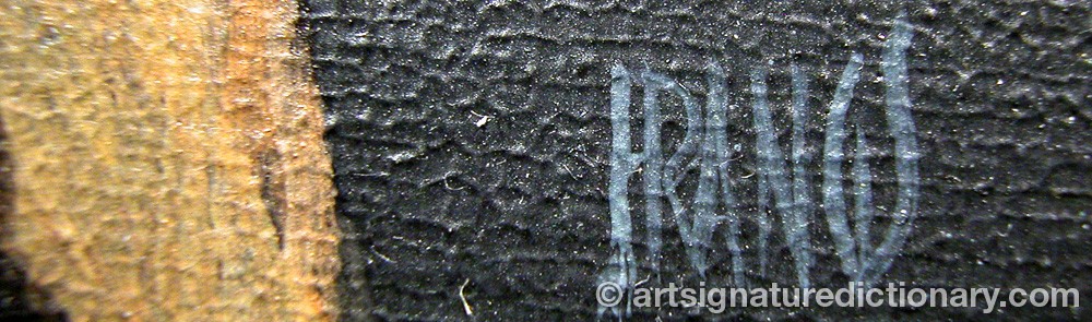 Authentic signature by Mike FRANCIS on  artwork