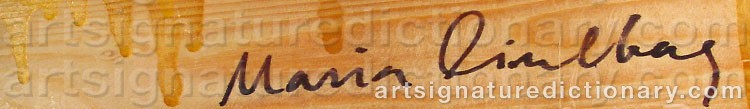 Signature by Maria LINDBERG