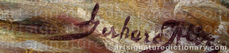 Signature by Gerhard ALBE