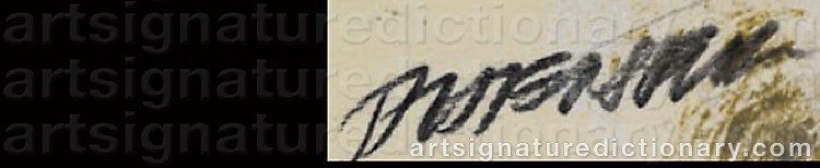 Authentic signature by Christian Ludwig ATTERSEE on  artwork
