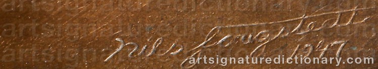 Signature by Nils FOUGSTEDT