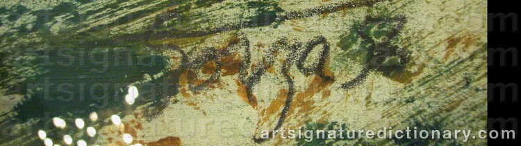 Signature by Francis Newton SOUZA