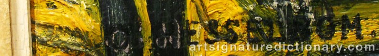 Signature by Otto HESSELBOM