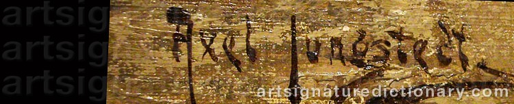 Signature by Axel JUNGSTEDT