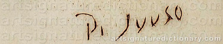 Signature by Per Isak (Sami Artist) JUUSO