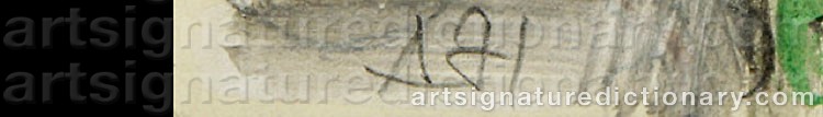 Authentic signature by Alexandre AREFIEV on artwork