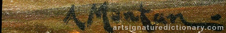 Signature by Anders MONTAN