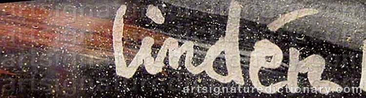 Signature by Ragnar LINDÉN