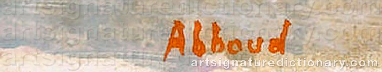 Signature by Chafik ABBOUD
