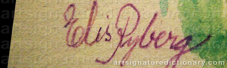 Signature by Elis RYBERG