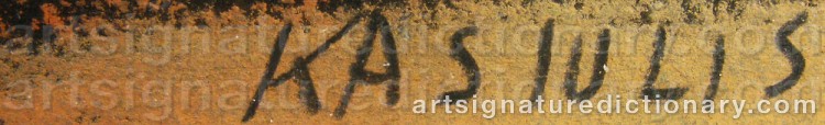 Signature by Vytautas KASIULIS