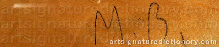 Signature by Miquel BARCELÓ