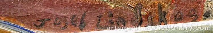 Signature by Josef LINDSKOG