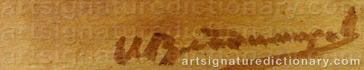 Authentic signature by Ivan Alexeievich VLADIMIROV on Painting/Watercolour artwork