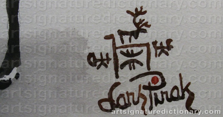 Signature by Lars (Sami Artist) PIRAK