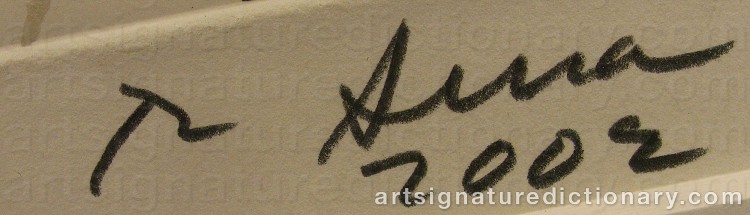 Signature by Richard SERRA