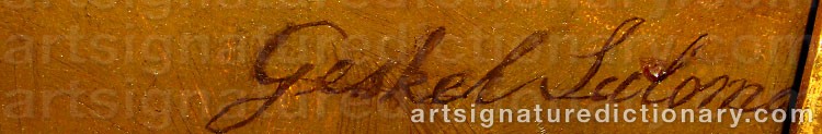 Signature by Geskel SALOMAN