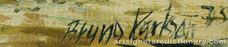 Signature by Bruno KARLSSON