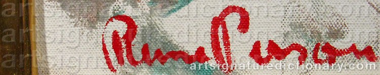 Signature by Rune PERSON