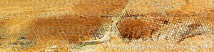 Authentic signature by Alfredo TOMINZ on  artwork