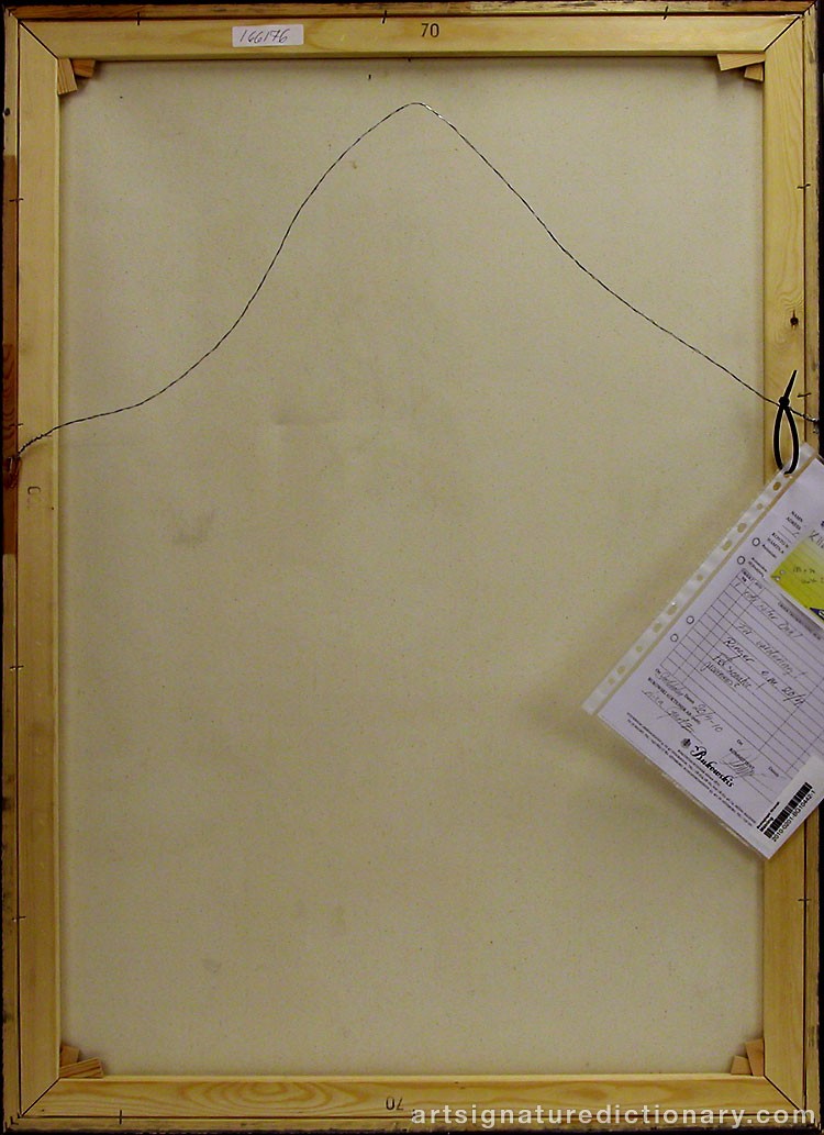 Peter DAHL, 1934, Norway/Sweden. Signatures, biography and art prices.