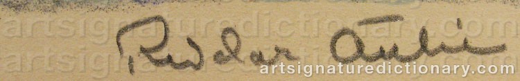 Signature by Reidar ‘Aulie’ AULIE