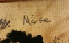 Close-up details showing Bengt LINDSTRÖM signature forgery characteristics