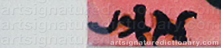 Authentic signature by Jan NETTELBLADT on  artwork