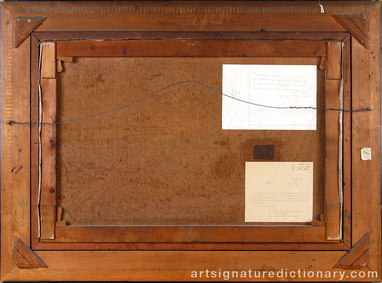 Close-up details showing Olof HERMELIN signature forgery characteristics