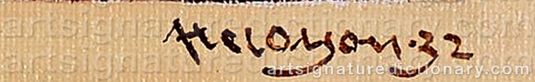 Signature by Axel OLSON