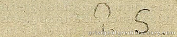 Signature by Paul SIGNAC