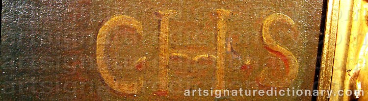 Authentic signature by Gaetano GANDOLFI on artwork