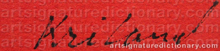 Signature by Gösta KRILAND