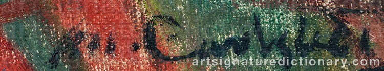 Authentic signature by Mikko CARLSTEDT on artwork