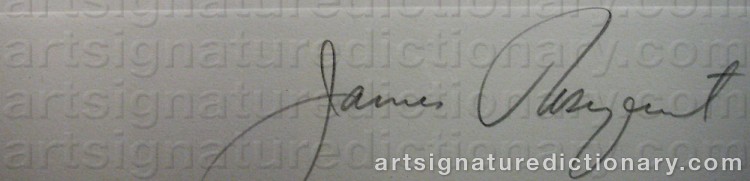 Signature by James ROSENQUIST