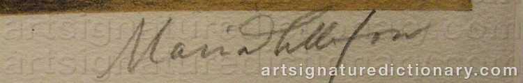Signature by Maria HILLFON