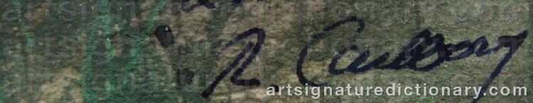 Signature by Rudolf CARLBORG